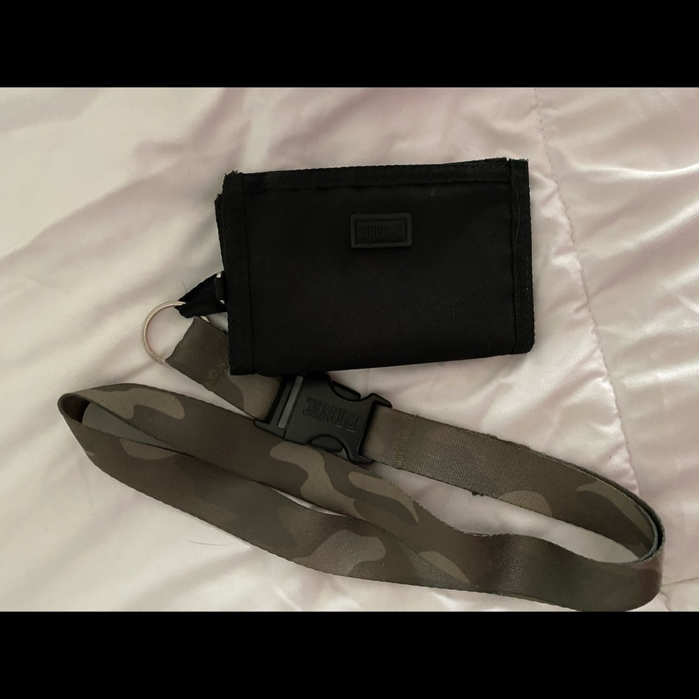 PINK Lanyard & Wallet